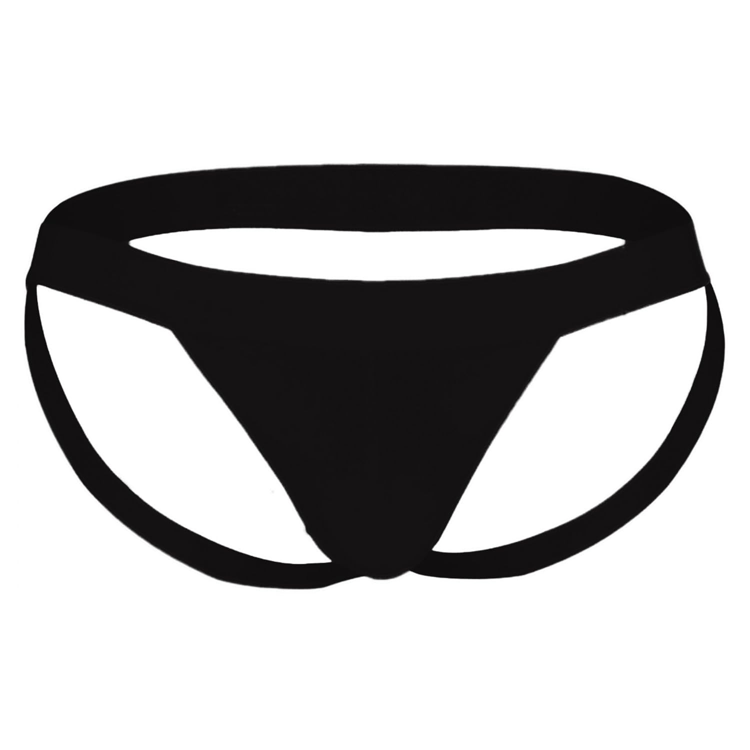 flirty touchMen’s Low-Rise Jockstrap Brief – Soft Cotton-Blend Supportive Pouch, Breathable Waistband