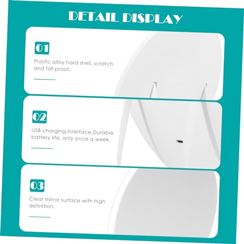 Espejo de Maquillaje LED de Mesa con Control Táctil miniatura 6