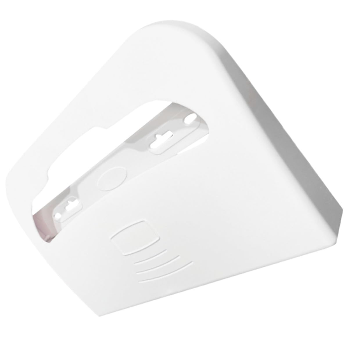 Distributeur papier hygiénique blanc en ABS mural pour sanitaires modernes