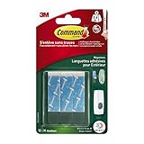 Command Strisce trasparenti di medie dimensioni M, 10 pezzi, per uso esterno