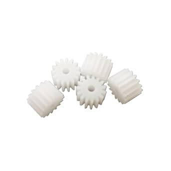 10pcs 0.5M 9T Plastic 92A Shoulder Gear 0.5 Module 9 Teeth Pinion Gear 2mm Tight Shaft DIY Helicopter Toy Spur Gear Wheel Industry