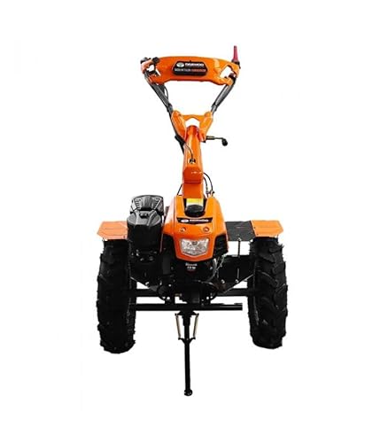 Motoculteur Thermique à Traction 212cm3, Largeur de Travail jusqu'à 105cm, 2 Vitesses AV/1 AR, Guidon Ajustable - DAEWOO