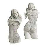 Design Toscano Tattoo Temptation Wall Sculpture Collection: Asian Beauty and Floral Seduction