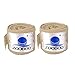 SM SunniMix (Pack De 2 Pièces Bandages De Boxe pour Boîtes Et Kickboxing 3 Mètres De Long, Bandage De Poignet Large De 5 Cm - Beige, 3m