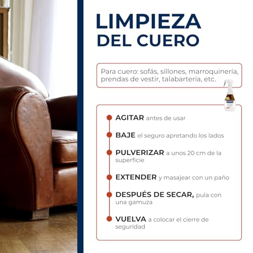 STARWAX - Leche para el Cuidado del Cuero - Limpia, hidrata y preserva - con lanolina - Spray 500ml - Sin aclarado -Práctico y fácil de usar - imagen 4