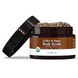 Organic Coffee Body Scrub - Sugar Scrub Hydrating Exfoliating Body Scrubs for Women & Men, Body Exfoliator and Polish for Shower and Bath