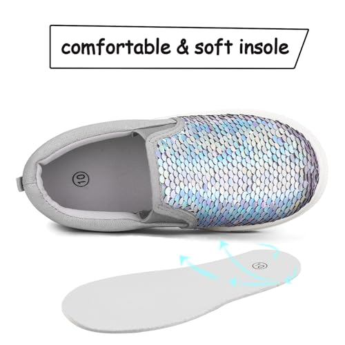 Image of KomForme Toddler Sneakers for Boys and Girls Cartoon Dual Hook and Loops Sneakers Baby Canvas Shoes | Comfortable, Lightweight