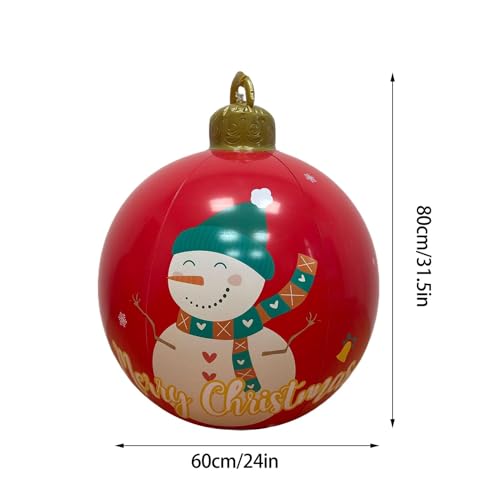 Décoration de Noël gonflable multicolore pour habiller facilement un grand jardin