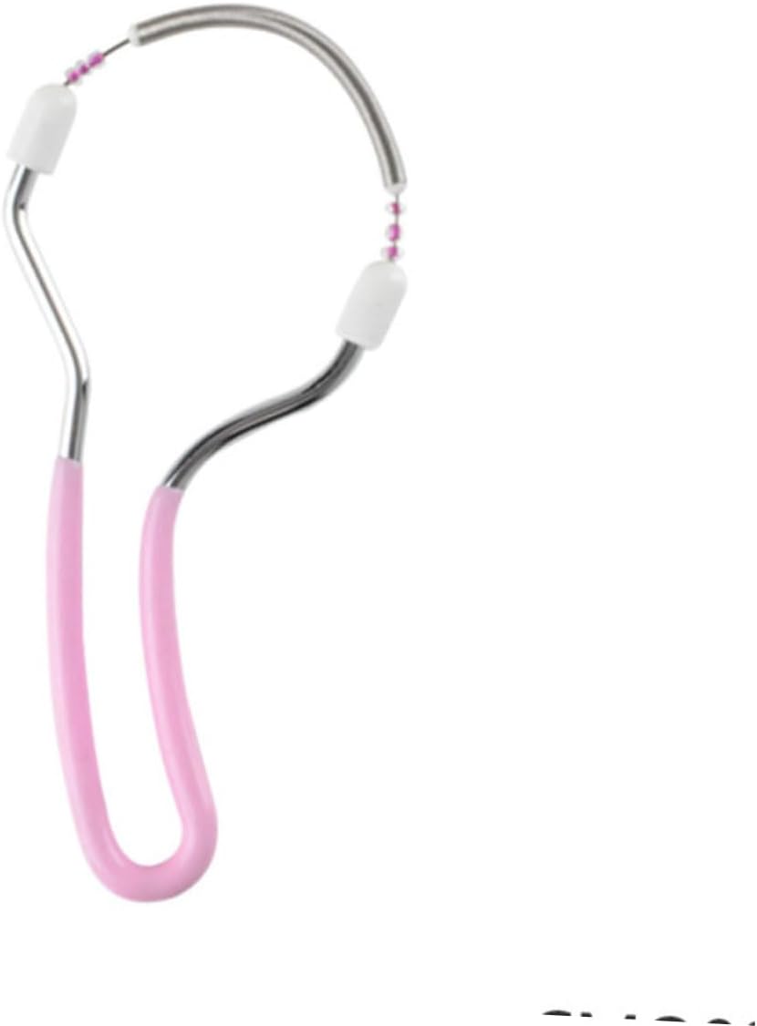 Quick Facial Hair Removal Dual Spring Epilators Hair Removal Device Stainless Steel for Head Cheeks Lip Chin Random Color