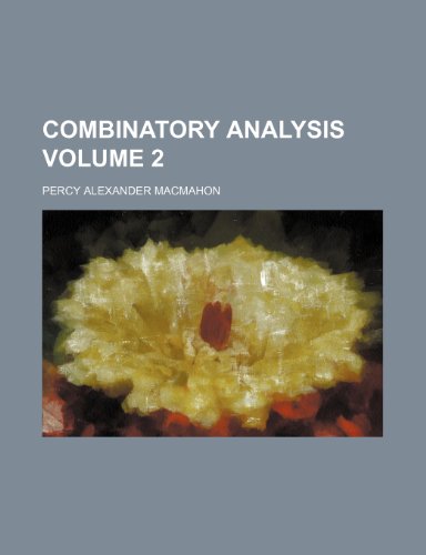Combinatory Analysis (Volume 1) view 2