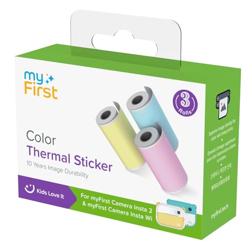 myFirst Camera Insta �V���[�Y�p���M�X�e�b�J�[ (�s���N �u���[ �C�G���[)