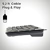 Perixx PERIBOARD-317 Backlit Keyboard with Wireless PERIMICE-621 Mouse Combo