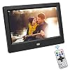 VBESTLIFE Digitale fotolijst, 7 inch HD led-scherm, digitale fotolijst met wekker, MP3/MP4 filmspeler voor thuis en op…