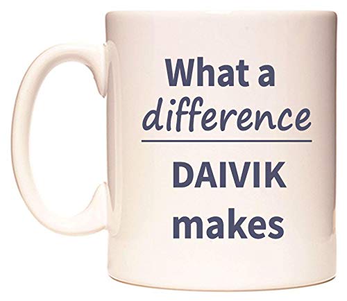 WeDoMugsWhat a Difference DAIVIK Makes Ceramic 11oz Coffee Mug