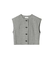 Amazon | [フレイ アイディー] コンパクトクルーネックジレ FWFJ244001