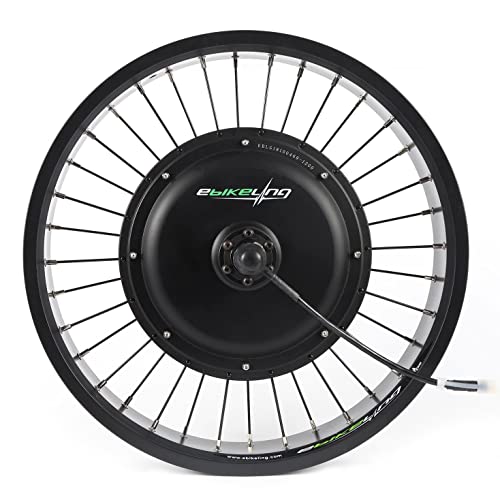 Ebikeling Waterproof Ebike Conversion Kit With Battery 20" Fat Tire Direct Drive Front Or Rear Wheel Electric Bike Conversion Kit Ebike Battery & Charger Included 1500W 1200W Electric Bike For Adults #TOP1