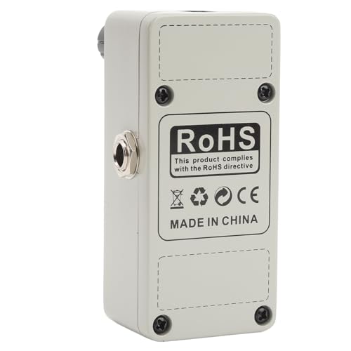 Pedal Compressor de Guitarra Elétrica, Mini Pedal de Efeitos de Guitarra, Circuito Analógico Complet