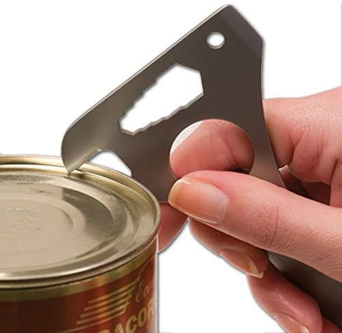 CRKT Eat'N Tool Outdoor Spork Multitool: Durable and Lightweight, for Camping, Hiking, Backpacking and Outdoors Activities, Extra Large, Silver, Carabiner 9110C