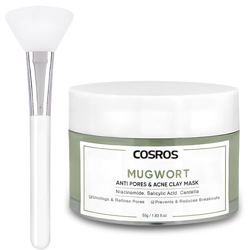 Maschera All'argilla Disintossicante Tè Verde con un Pennello in Silicone