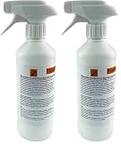 FlameFighter – 500 ml. Brandschutzimprägnierung für Holz, Papier und Weihnachtsbäume - Brandschutzmittel - Brandausbreitungstest bestanden - Brandschutzklasse 1 - DIN 4102 B1 möglich (Packung mit 2)