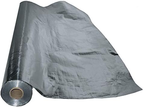 US Energy Products 270 sqft (3ft x 90ft) Aluminum Foil Radiant Barrier Insulation Sauna Vapor Barrier Waterproof Strong Scrim Reinforced Water Proof image 5