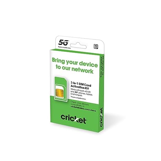 Cricket Wireless 3-in-1 SIM Kit - Bring Your Own Phone - 2.0