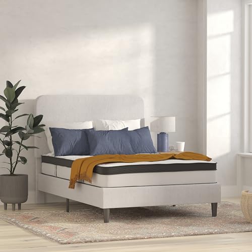 Image of Flash Furniture Capri Comfortable Sleep 10 inch Hybrid Pocket Spring and Foam Mattress in a Box, Foam Pocket Spring Hybrid Mattress, Pressure Relief, Full