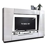 medienwandel definition Mit Hochglanzfronten die moderne 4-teilige Wohnwand eine geschmackvolle Einrichtung. Zur Ausstattung gehören eine Hängevitrine, eine Vitrine, ein TV Lowboard und ein Wandregal. Sie lassen sich hervorragend mit eleganten oder stilvollen Möbeln und Accessoires kombinieren. Neben der ansprechenden Optik zeichnet sich die Wohnwand durch ihren reichlichen Stauraum aus.