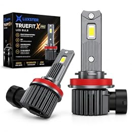 LUXSTER H11 H9 H8 TrueFit X Pro High Performance LED Bulbs (2 Pack)