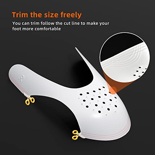 Aduksa 2 Pairs Crease Protectors,Sneaker Shoes Protectors, Crease Guards To Hold The Shape Of The Shoe,Prevent Shoes Crease Indentation, Anti Crease Shoes Protectors For Men's 7.5-12 #TOP4