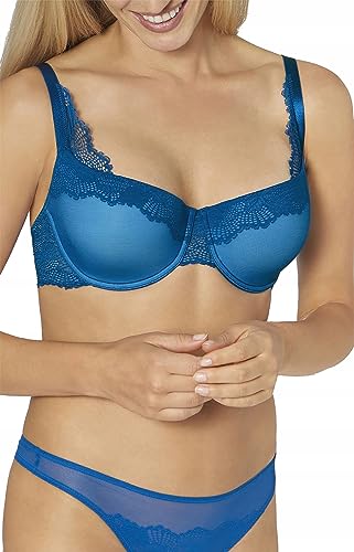 Soutien-gorge Lace Spotlight WHP 01 bleu 90D avec armatures et bonnets coqués