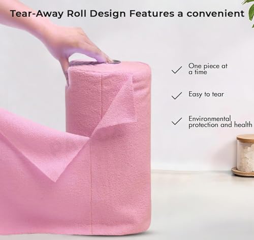 Image of Microfiber Cleaning Cloth Roll 20 Pack - Micro Fibre Cleaning Cloth Roll 25x25cm, Away Cleaning Towels - Reusable and Washable Cloths for Car, House, Garage or Kitchen,( 25 inchx 25 inchCM) (Multicolor)
