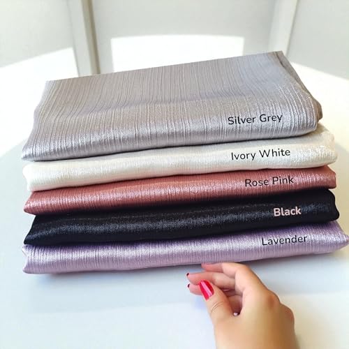 Image of Premium Muna Satin Hijab | Pack of 3 | 200 cm x 70 cm | Elegant Choice for All Occasions - Parties, Weddings & Festivals |