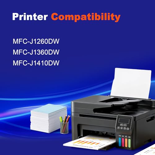 Image of LC501 Ink Cartridges Replacment for Brother LC501 Ink Cartridges LC501XL 501XL Compatible with Brother MFC-J1360DW MFC-J1410DW MFC-J1260W Printer (2 Black)