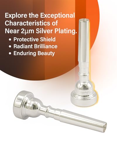 image for Libretto Trumpet Mouthpiece, 7C, Silver Plated, Compatible with Yamaha