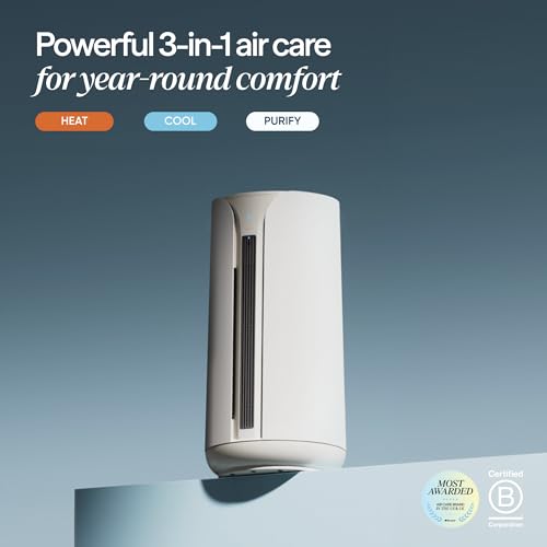 Blueair ComfortPure T10i bovenpaneel met touchscreen en bedieningsknoppen