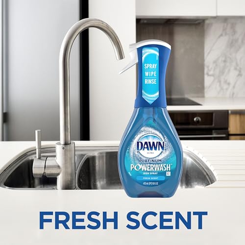 image for Dawn Platinum Powerwash Dish Spray, Dish Soap, Fresh Scent Refill, 16 