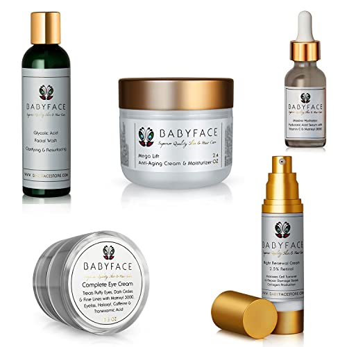 Babyface Anti-Aging Classic Beauty Kit: Complete Set, Deluxe 5 Piece, Gift image 3