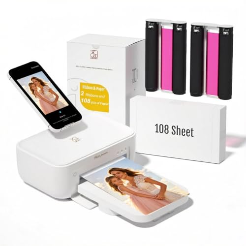 HPRT 4x6 Photo Printer with Paper & Ribbons