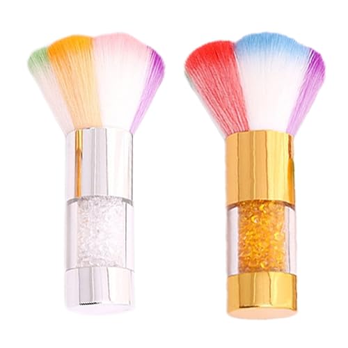 TOVINANNA Cute Makeup Brushes Set 2 Pcs Blush Brush for Women for Girlfriend or Ladies