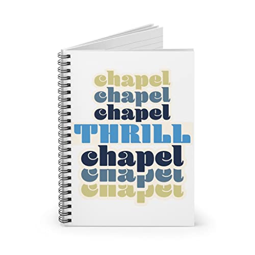 fits UNC Chapel "Thrill" Tar Heels - Spiral Notebook -
