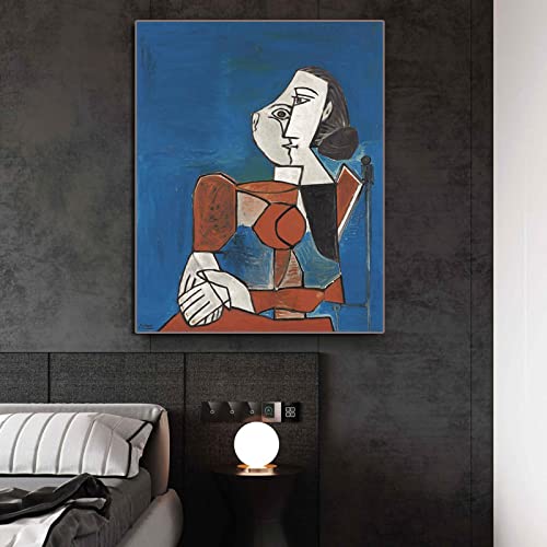 Peinture Picasso art abstrait pour salon déco design contemporain grand format