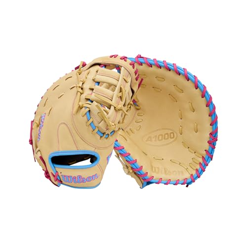 Wilson Gants de Baseball A1000 2026 en cuir souple pré-rodé pour match