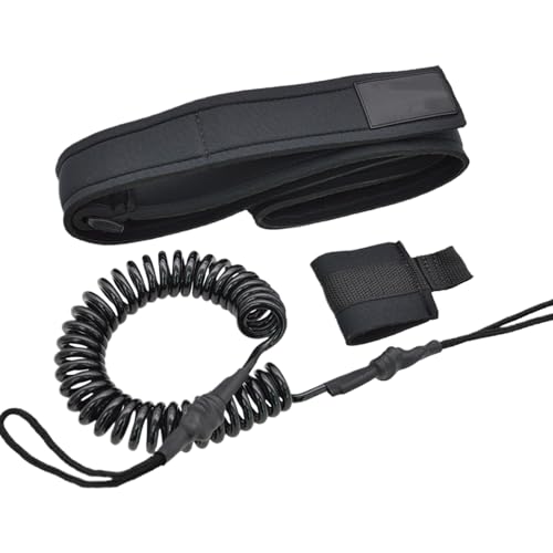 Guinzaglio di sicurezza per pagaia | per attrezzature da surf | Connettori a sgancio rapido, resistenti all'acqua salata per sport acquatici canoa manutenzione