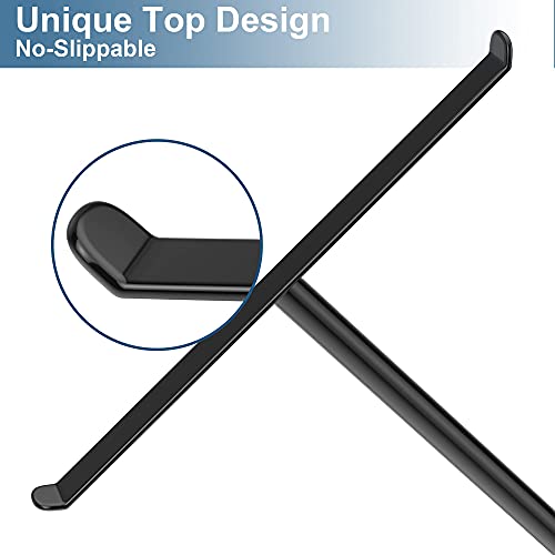 Towel Rack T-Shape Hand Holder for Bathroom,Headband and Lightweight Bathroom Racks,Kitchen Black Holder,Stainless Steel Waterproof Counter Organizer - Image 3