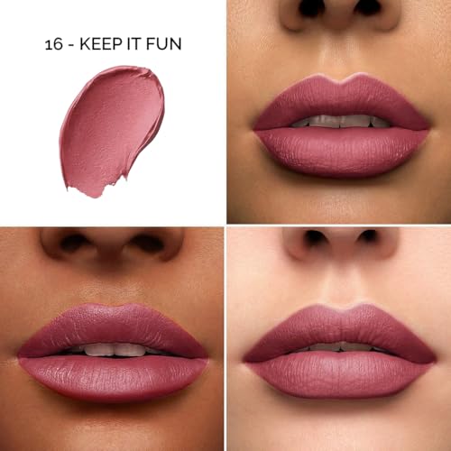 Image of Colors Queen Color It All Long Lasting Crayon Lipstick | Up to 18 Hours Stay | Creamy Matte Finish | Waterproof & Light Weight|Smudge Proof & Non-Transferable | Lipstick for Women (Keep It Fun,3.5g)