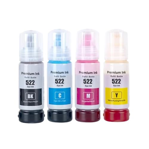 Trendvision Imported 003 Refill Dye Ink Compatible with Epson L5190, L3150, L3110, L3100, L3151, L3152, L1110, L3115, L3116, L3156, L4150, L6170, L4160, L6190, L6160