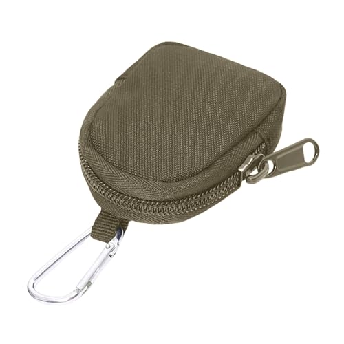 Cartera para llaves, monederos para hombres, bolsas para auriculares con hebilla, bolsa de cintura para exteriores, fácil de usar, a