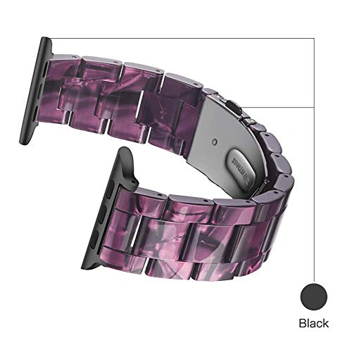 Image of Light House Apple Watch Bands-Fashion Lightweight Resin iWatch Bands for Women Men 38mm /40mm /41mm /42mm(Series 11 10), 49mm /46mm /45mm /44mm /42mm(S 3 2 1), Compatible with Apple Watch Series 11 SE 10 9 8 7 6 5 4 3 Ultra