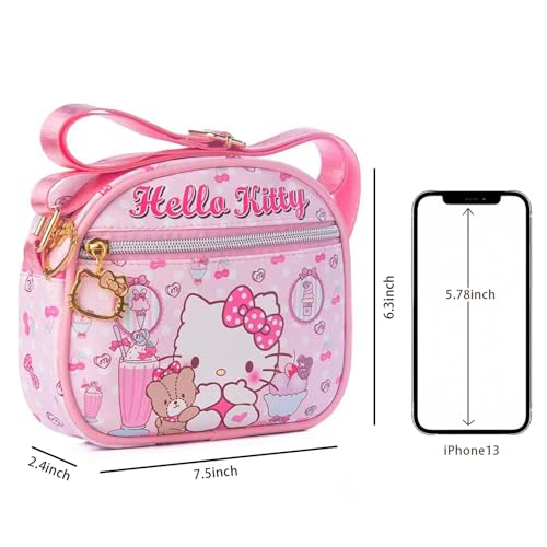 Cute Crossbody Purse | Mini Soft PU Leather Messenger Shoulder Bags | Lovely Gift for Her | A-g-e-s 3-62